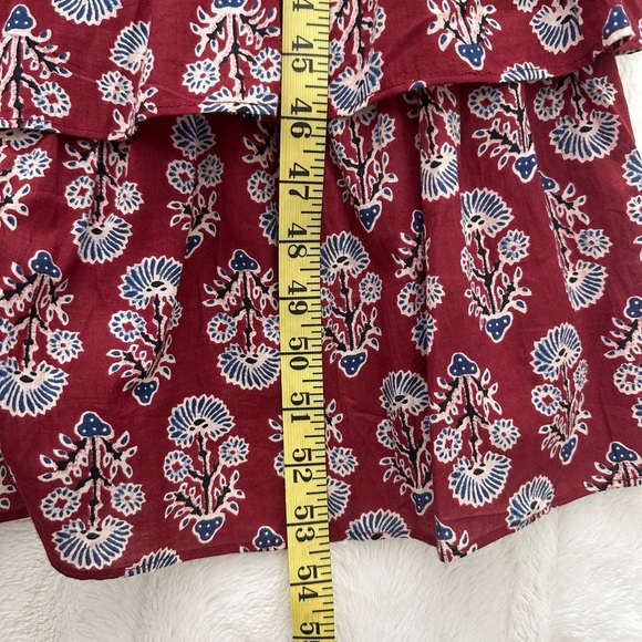 Alix of Bohemia NWOT Shelby Mulberry Ruffle Dress Small midi - Picture 6 of 8